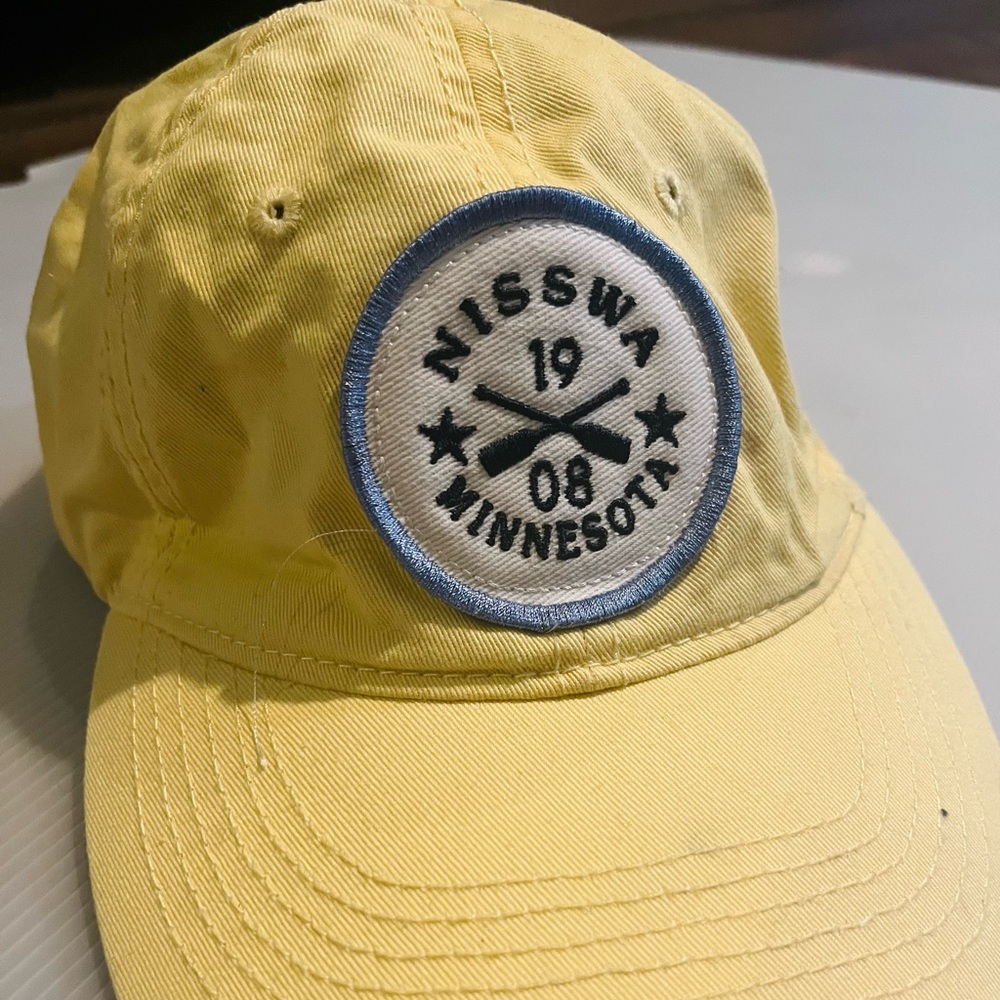 Blue 84 Yellow Cap with Blue Trim